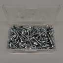 Tandefio Metal Roofing Screws (500) #10 x 1-1/2" Zinc Hex Head with Rubber Washer Sheet Roof Screws Self Tapping Metal to Wood Siding Screw