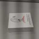 7 Color Face and Neck Massager Light Therapy, Red Light Based Facial Massager for Skin Care, Smoothing, Firming (White)