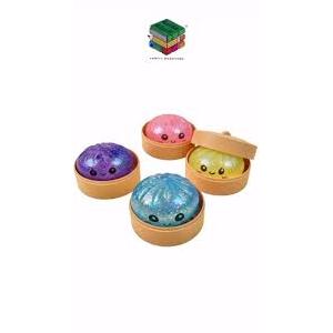  Mystery Squishy Bun Dumpling RARE GLITTER  4Packs