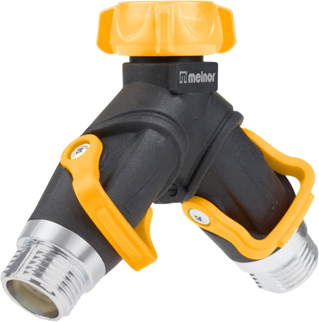 Melnor EZ-Flow 2-Way Hose Valve, Lever Design