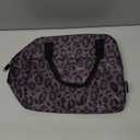 VLM Lunch Bag,Lunch Box for Women Men,Reusable Insulated Lunch Tote,Small Leakproof Cute Lunch Cooler with High Capacity for Work,Picnic,Camping (Leopard-Purple)