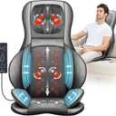 COMFIER Back Massager for Pain Relief Deep Tissue, Shiatsu Neck and Back Massager with Heat, Rolling & Compression Massage Chair Pad for Office Chair, Full Body Massage Chair Gift for Mom Dad