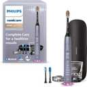 Philips Sonicare DiamondClean Smart 9500 Electric Toothbrush, Sonic Toothbrush with App, Pressure Sensor, Brush Head Detection, 5 Brushing Modes and 3 Intensity Levels, Grey, Model HX9923/41 (New Gray)