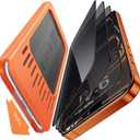 3-Pack for iPhone 17 Pro Screen Protector Privacy, 9H+ Tempered Glass, Scratch & Drop Resistant, Smooth & Clear, Easy Installation, Case Friendly, Full Coverage