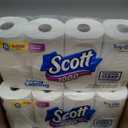 Scott 1000 Trusted Clean Toilet Paper, 32 Rolls, Septic-Safe, 1-Ply Toilet Tissue