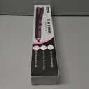 360 Airflow Styler Curling Iron - 1.25 Inch Hair Straightener and Curler 2 in 1 with Vented Cool Air to Lock in Style, Extra Long Flat Iron Curling Wand, 5 Temps & Dual Voltage for Travel (Black)