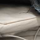 Chair Cushions for Dining Chairs, D-Shaped Non-Slip Seat Cushions with Removable Washable Covers & Ties, Chair Pads for Kitchen, Indoor Patio 17" x 16" (Cream, 6 Count)