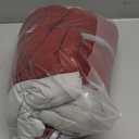 SUNFURA Full Body Dog Coat - Warm Fleece Jacket for Large Dogs, Turtleneck Winter Coats with Harness, Reflective Dog Snowsuit Windproof Puffer Jackets with Legs for Weimaraner, Burgundy XL