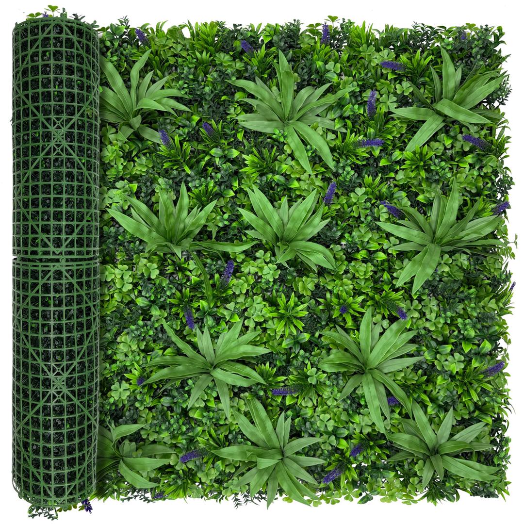 DOPGIB 20"x 20"(12P), Artificial Greenery Grass Wall Boxwood Plant Panels