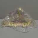 Slim Gold Glitter Pants & Skirt Hangers (20 Pack) – Adjustable Gold Clips & Hooks, Transparent Non-Felt, Space-Saving for Dresses, Shirts, Blouses