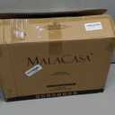 MALACASA Casserole Dishes for Oven, Porcelain Baking Dishes, Ceramic Bakeware Sets of 4, Rectangular Lasagna Pans Deep with Handles for Baking Cake Kitchen, White (9.4"/11.1"/12.2"/14.7"), Series