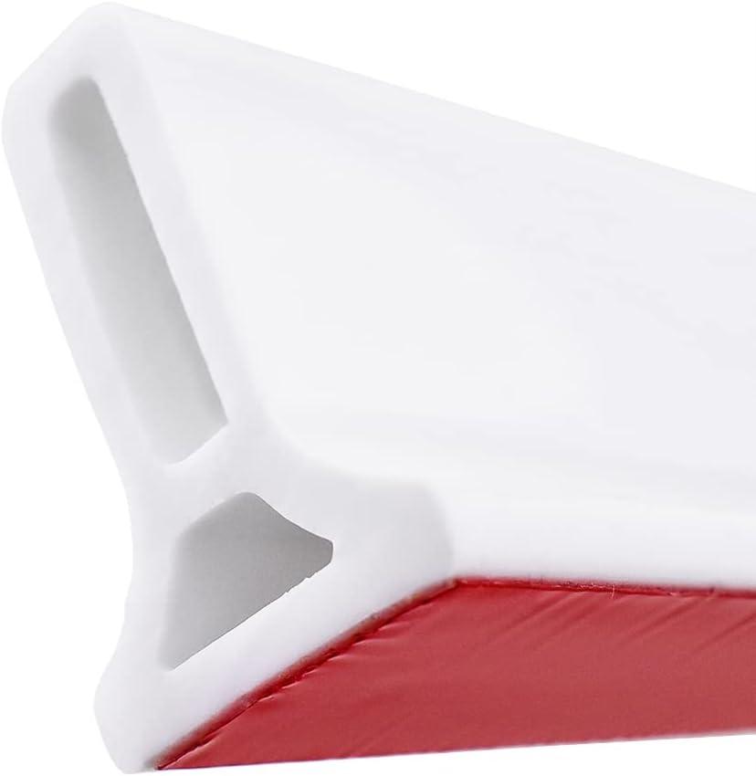 98 Inch Collapsible Shower Water Dam Shower Threshold Water Stopper Barrier and Retention System and Keeps Water Inside Threshold Dry and Wet Separation (8ft)