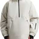 GSOU SNOW Womens Snowboard Jacket Men Snow Jacket Warm Waterproof Coat Ski Jacket for Winter Sport (Medium, Beige)