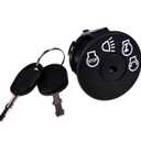 JEENDA 7-Terminals Starter Ignition Switch Keys GY20074 AM133597 Compatible with John Deere Scotts Sabre L100 L105 L107 L120 D105 D110 D125 D130 Riding Mowers Tractor L and D G Series (White)