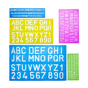 Mr. Pen Letters and Numbers Alphabet Templates, Letter Stencils, Pack of 5