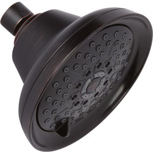 Massage Shower Head With Mist - High Pressure Boosting, Multi-Function, Massaging Rainfall Showerhead For Low Flow Showers & Adjustable Water Saving Nozzle, 2.5 GPM - Oil-Rubbed Bronze
