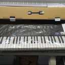 RockJam 61-Key Compact Keyboard Piano with LED Display, Keynote Stickers & Lessons