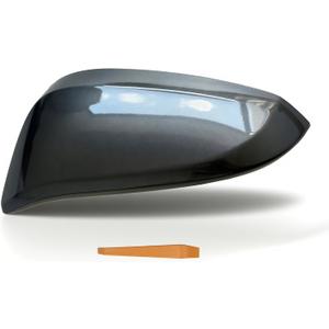 Left Driver Side Mirror Cover Cap Gray-1G3, Compatible with Toyota RAV4 2013-2018 XLE/SE/LTD, RAV4 HV 2016, 4RUNNER 2013-2023 (Only for Models Without Side Camera)