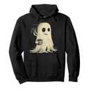 Spooky Ghost Costume Coffee Funny Halloween Costume Pullover Hoodie : Clothing, Shoes & Jewelry