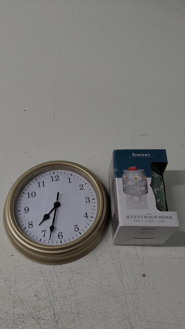 Home Sets, Pack Of 2 (Wall Clock & Accent Wax Warmer)