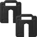 2 Pack Heavy Duty Steel Base Weights for Backdrop Stand, 11lbs Plates
