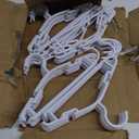 GoodtoU Baby Hangers, 60 Pack Baby Clothes Hangers for Closet Kids Plastic Hangers Toddler Infant Nursery Child Small Children (White)