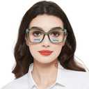 Bifocal Reading Glasses for Women Men Square Bifocals Blue Light Blocking Readers 1.0 1.25 1.5 1.75 2.0 to 3.0 3.5