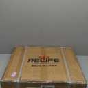 RELIFE REBUILD YOUR LIFE Dip Station Functional Heavy Duty Dip Stands Fitness Workout Dip bar Station Stabilizer Parallette Push Up Stand (Black)