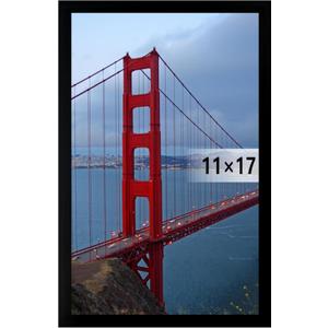 BESCRCL 11x17 Picture Frame Wall Hanging Photo Frame, Black, 1 Pack