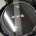 Mulucky 28-inch 5-string MINI Banjo, Portable Travel Banjo Maple Body + REMO Head, with bag, tuner, picks, etc. for Beginners