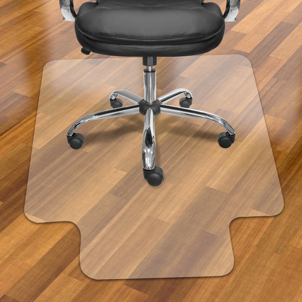 Kasepie 1.5mm Frosted Textured Office Chair Mat for Hardwood Floor - 30 X48 INCH Heavy Duty Floor Protectors for Chairs, Anti-Slip Desk Chair Pad Low Pile Rug Compatible (30"x 48")