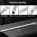 Uniflasy Grill Parts for Char-Broil 4/5 Burner for Charbroil 463347519 463347518 463275517 463243518 463243519 463342119 Grill Replacement Parts Burners Heat Plates 18" Cast Iron Grill Grates