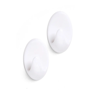 Oval Adhesive Hooks 2 packs