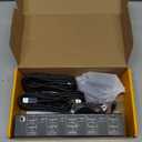 KVM Switch 3 Monitors 4 Computers HDMI + DisplayPort, KCEVE USB 3.0 DP KVM Switcher, 8K@30Hz/4k@144Hz DP KVM for 4 PC Share 3 Display and 4 USB 3.0 Devices