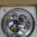 7 Inch Motorcycle LED Headlight For Harley Davidson Fat Boy Road King Street Glide Electra Glide Heritage Softail Slim 114 117 Ultra Limited Tri CVO Ultra Classic Switchback Freewheeler Deluxe 107