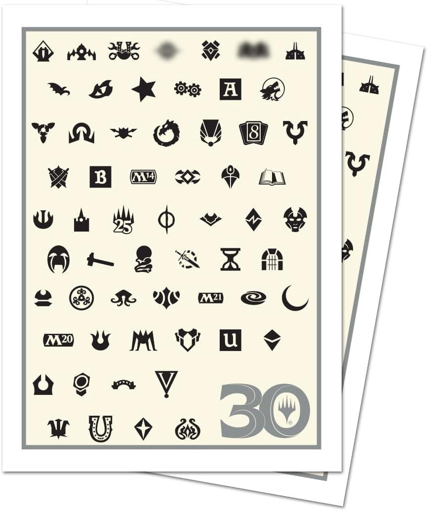 Ultra PRO - 30th Anniversary 105ct APEX Deck Protector Sleeves for Magic: The Gathering, Sized to Fit Standard Size Cards, Sleeve MTG Commander Deck in New APEX Sleeves for Ultimate Shuffle Feel