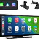 9.26" Wireless Protable Carplay&Android auto,Carplay Box Screen GPS Navigation for, carplay Screen for Car with Bluetooth, AirPlay, AUX/FM, Siri for All Models
