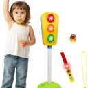 Kiddie Play Traffic Light Toy for Kids Cars and Bikes with Lights and Sounds