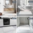 anllugs Bathroom Rugs 24" x 36", Non-Slip Extra Soft Absorbent Bath Rugs, Machine Washable Quick Dry Bath Mats for Bathroom Floor, Shower, Bathtub and Sink, White