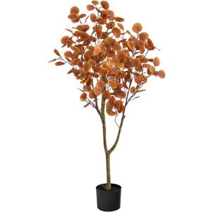 Nearly Natural 4ft Artificial Eucalyptus Tree Faux Greenery for Indoor Home Decor