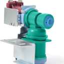 W10498990 WPW10498990 Refrigerator Water Inlet Valve Replace W10238100 W10342318 2188784 2210515 2219594 PS11755669 AP6022336 K-77999-AM IMV-990, W10498990 Valve Compatible with Whirlpool Kenmore