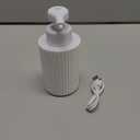 Automatic Soap Dispenser Liquid Touchless: 9oz White Plastic  Rechargeable Electric Smart 3 Level Adjustable Auto Hand Soap Dispenser  Dish Bathroom Kitchen