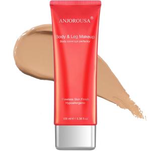Body Coverage Perfector - Tattoo Cover Up Makeup,Body Foundation,Waterproof No Transfer Leg & Body Makeup (Natural)