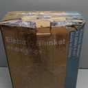 HOMLYNS LuxeHeat Heated Blanket Throw, Soft Flannel Sherpa, Electric Blanket 5 Heat Settings, Fast Heating, Heating Throw Blanket 3 Hours Timer Auto Shut Off, Machine Washable, 50×60 Inches, Grey