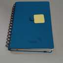 POPRUN 2026 Daily Planner One Page per Day (Medium 6'' x 8.5'') - 12 Months Calendar Appointment Book with Hourly Slots, Inner Pocket, Monthly Tabs, Pen Holder - Pacific Green