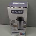 TOMAKEIT Airpot Coffee Carafe for Keeping Hot,102oz/3L Coffee Dispenser Thermal with Pump,Insulated Stainless Steel Hot Beverage Dispenser for Parties,Thermal Carafe for Hot Drinks Water Tea Chocolate