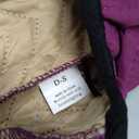 Lovelonglong Warm Dog Coat, Double Layers Vest, 4 Legs Covered Windproof Waterproof Reflective Outdoor Skating Costume for Corgis Dachshund, Purple, Size D-S