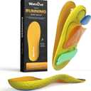Welnove Performance Running Sport Insoles  Shock Absorption Athletic Inserts Lightweight & Thin Design with Energy Return Technology  Enhance Performance, Endurance & Foot Alignment-L (L:Women's 10.5-11.5 / Men's 8.5-9.5)
