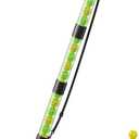 Pickleball Ball Retriever Upper Holds 17 Balls, Pickleball Pickup Tube with Shoulder Strap, Easy Pickup Portable Pickleball Ball Holder