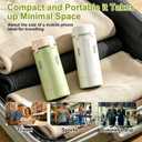 4 in 1 Travel Dispenser Bottle Leakproof Refillable Travel Bottles for Toiletries Portable Size Containers for Shampoo Lotion Cosmetics Travel Essentials for Women Men (White)